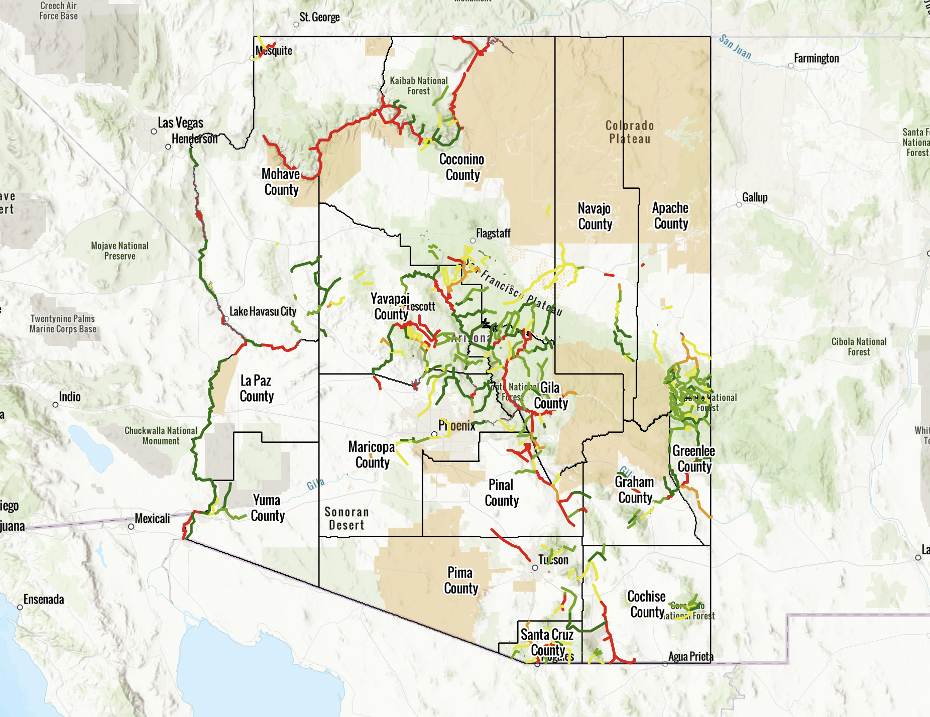 Impaired Waters eMap ADEQ